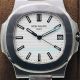 PPF V4 Replica Patek Philippe Nautilus White Dial Black Leather Strap Watch (4)_th.jpg